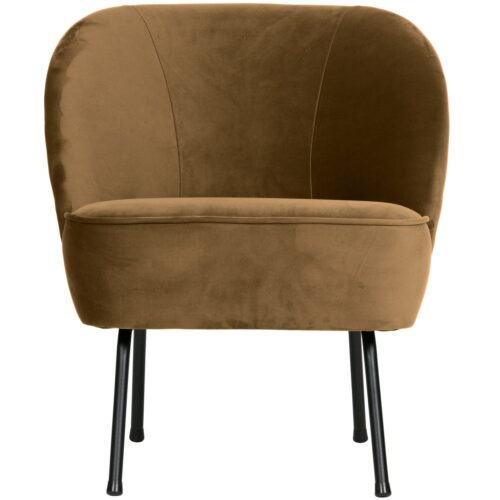 Fauteuil Vogue Velvet Fluweeel - Honinggeel
