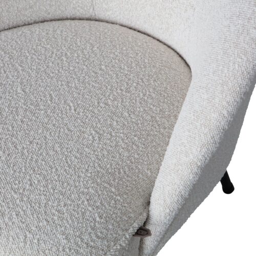 Fauteuil Vogue Bouclé - Naturel - Afbeelding 5