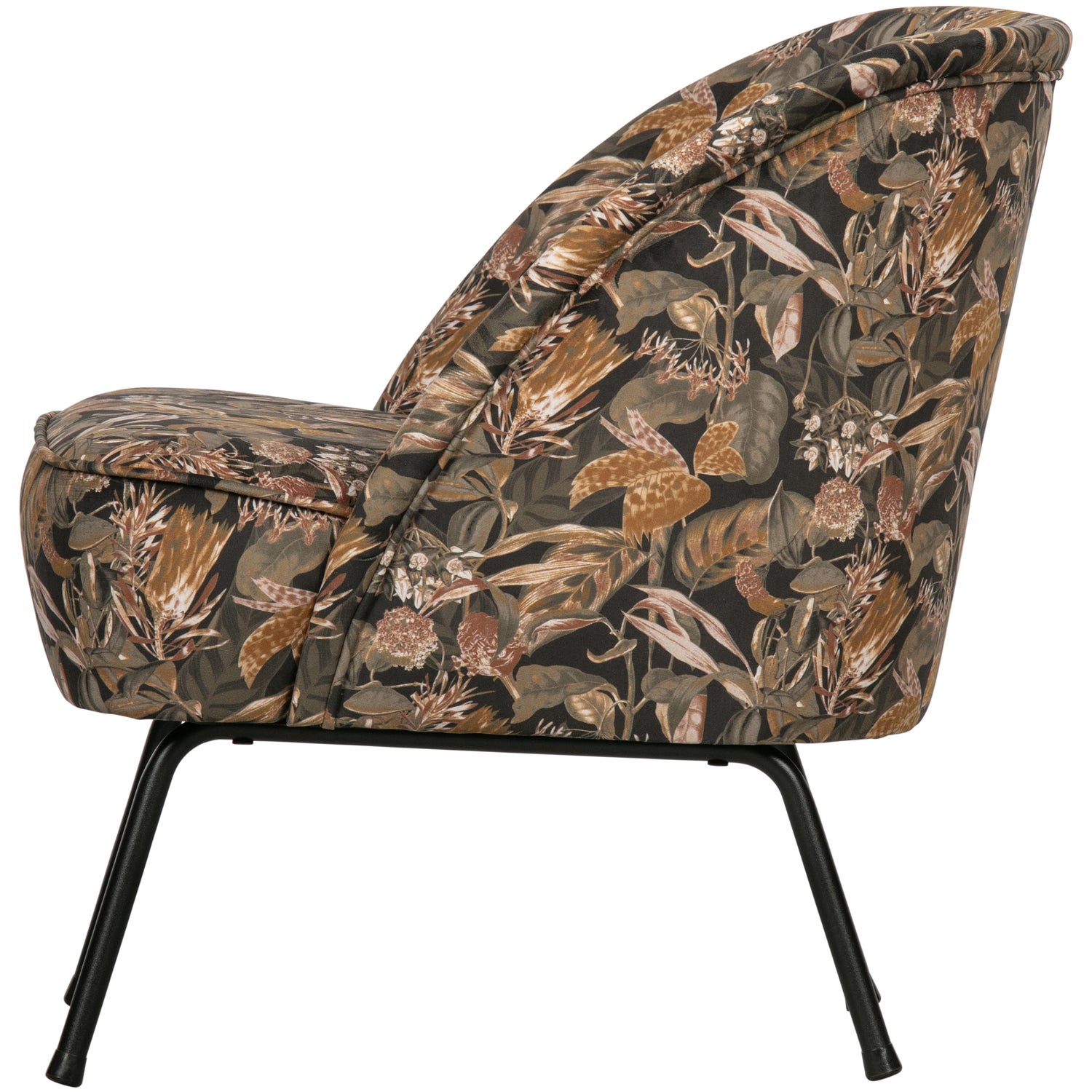 Fauteuil Vogue Velvet Bouquet - Zwart - Afbeelding 4