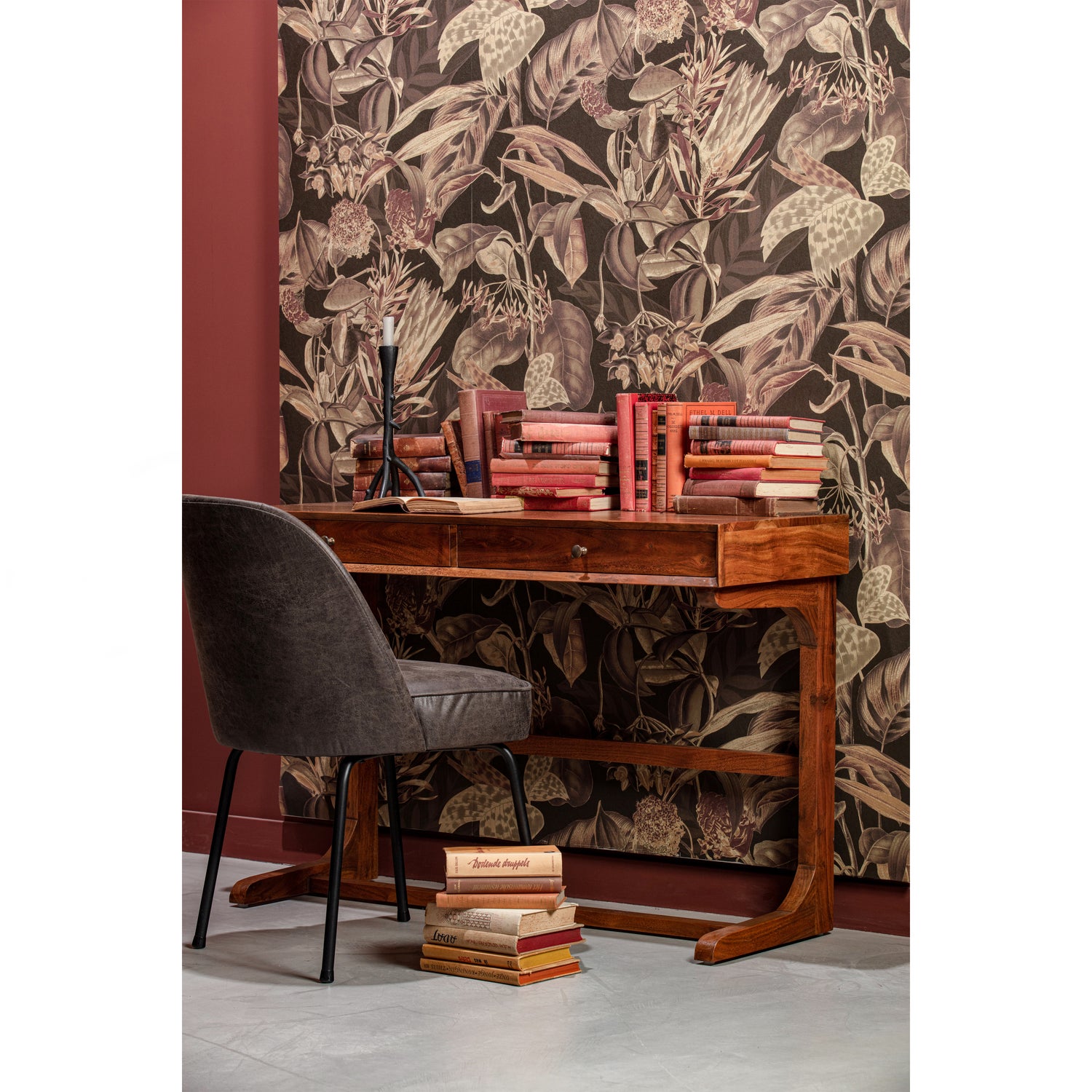 Eetkamerstoel Vogue Eco-leder - Zwart - Afbeelding 2