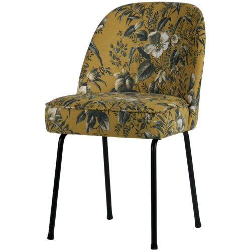 Eetkamerstoel Vogue Poppy Velvet - Mosterd
