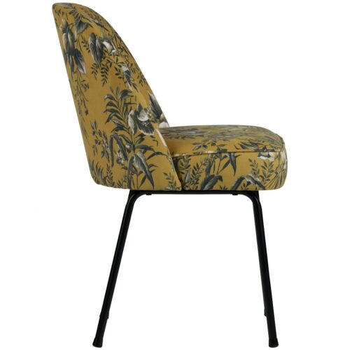 Eetkamerstoel Vogue Poppy Velvet - Mosterd - Afbeelding 3