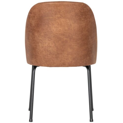 Eetkamerstoel Vogue Eco-leder - Zwart - Afbeelding 5