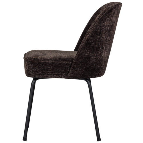 Eetkamerstoel Vogue Chenille - Donkerbruin - Afbeelding 5