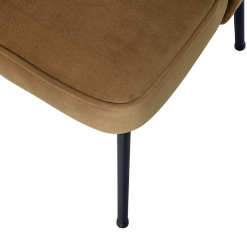 Eetkamerstoel Vogue Velvet - Honinggeel - Afbeelding 7