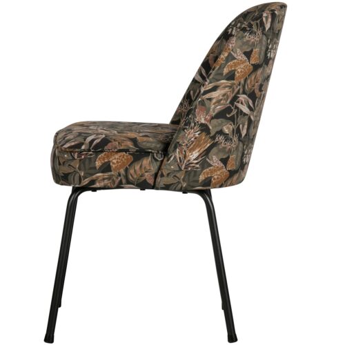 Eetkamerstoel Vogue Velvet  - Bouquet Zwart - Afbeelding 4