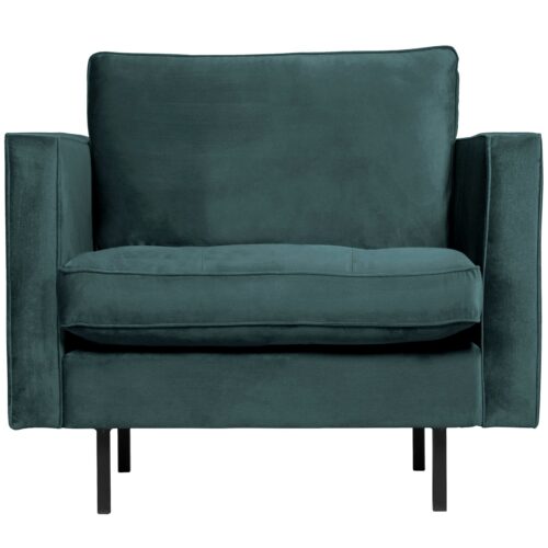 Fauteuil Rodeo Classic Velvet - Teal