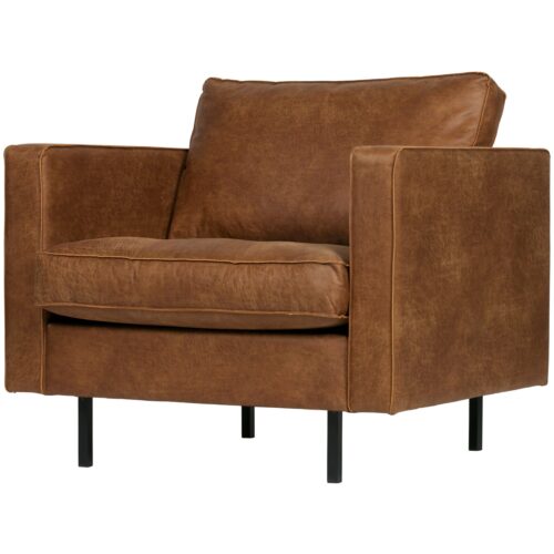 Fauteuil Rodeo Classic Gerecycled Leer - Cognac - Afbeelding 2