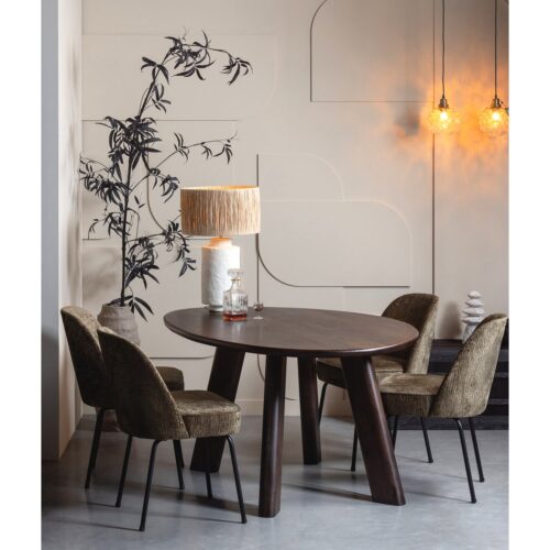 Eetkamerstoel Vogue Structure Velvet - Bonsai - Afbeelding 2