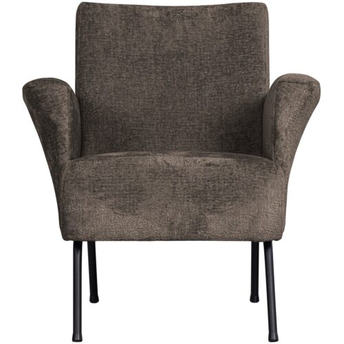 Fauteuil Muse Chenille - Grijs/Bruin - Afbeelding 2