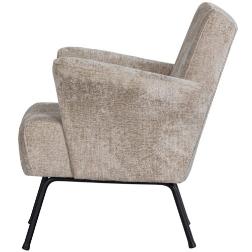 Fauteuil Muse Chenille - Naturel - Afbeelding 5