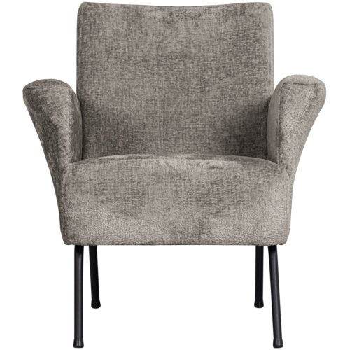 Fauteuil Muse Chenille - Taupe - Afbeelding 2