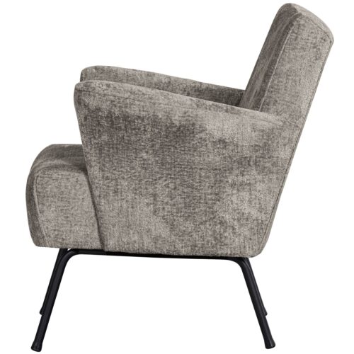 Fauteuil Muse Chenille - Taupe - Afbeelding 3