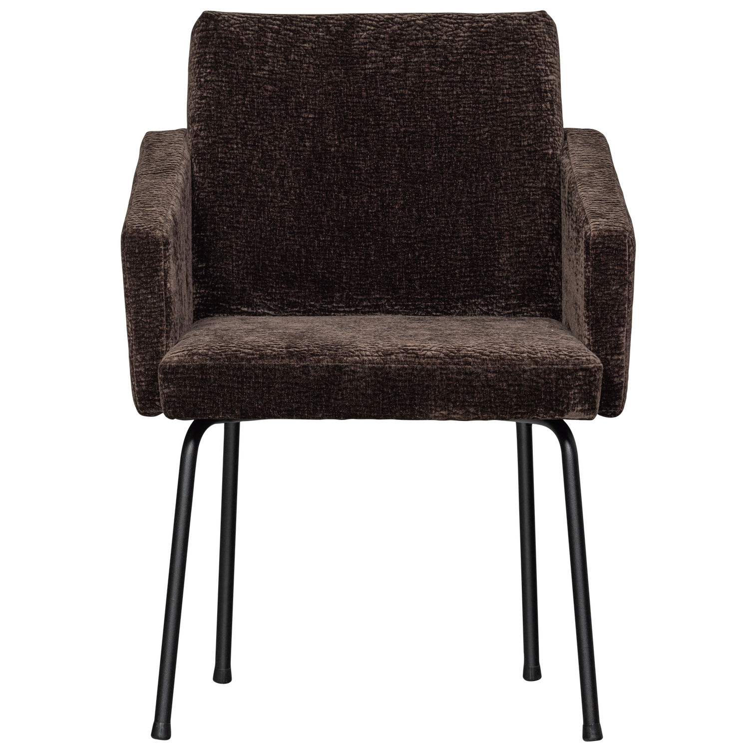 Eetkamerstoel Mount 3D Chenille Donkerbruin - Afbeelding 4