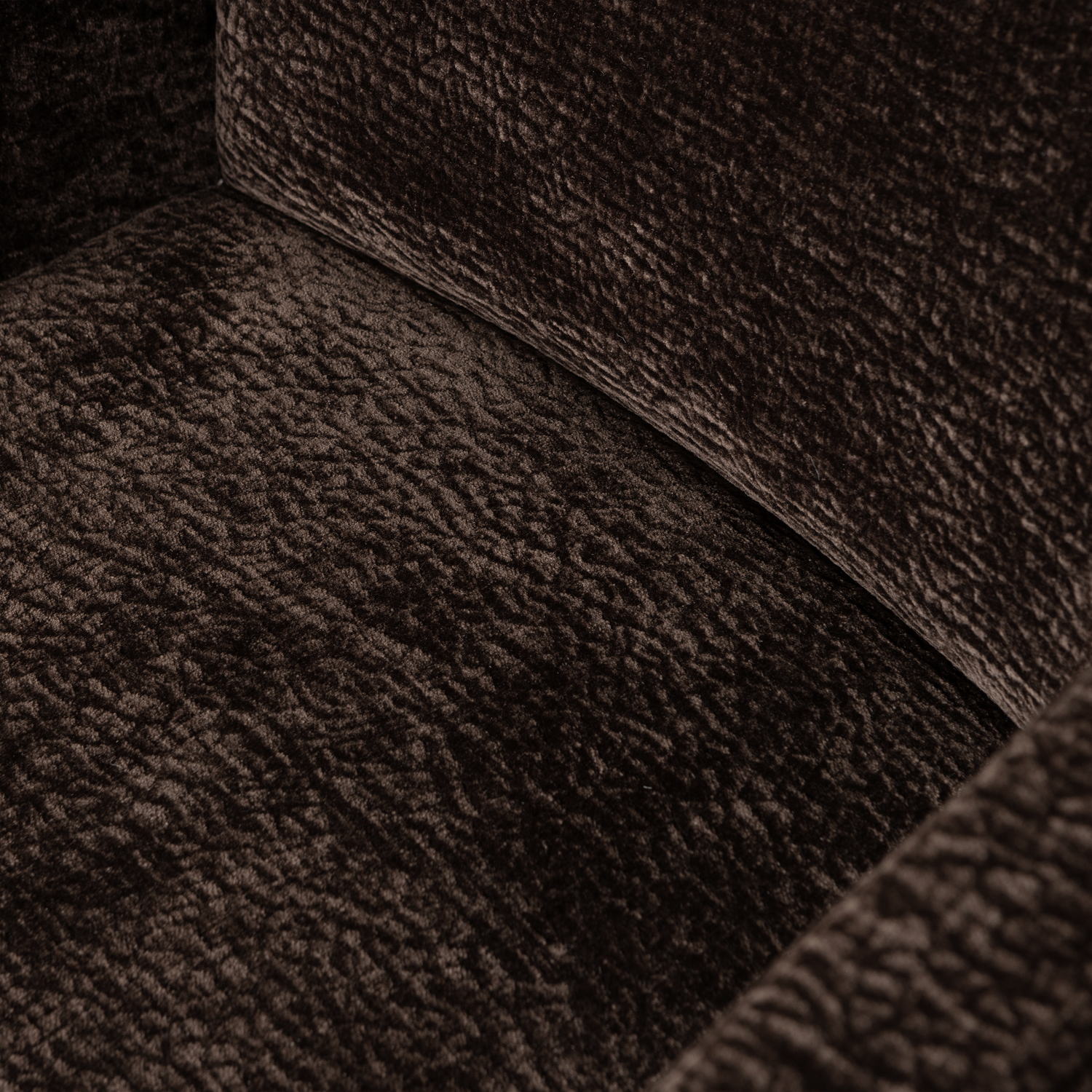 Eetkamerstoel Mount 3D Chenille Donkerbruin - Afbeelding 7