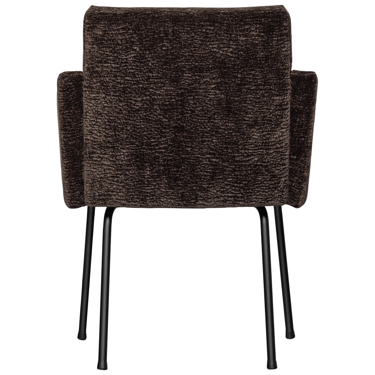 Eetkamerstoel Mount 3D Chenille Donkerbruin - Afbeelding 6