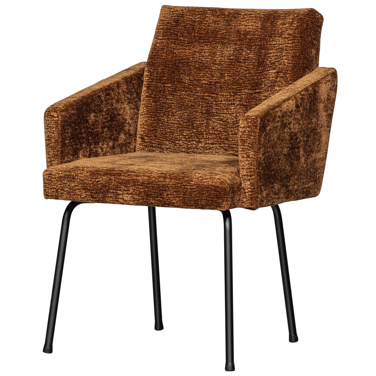 Eetkamerstoel Mount 3D Chenille Middenbruin