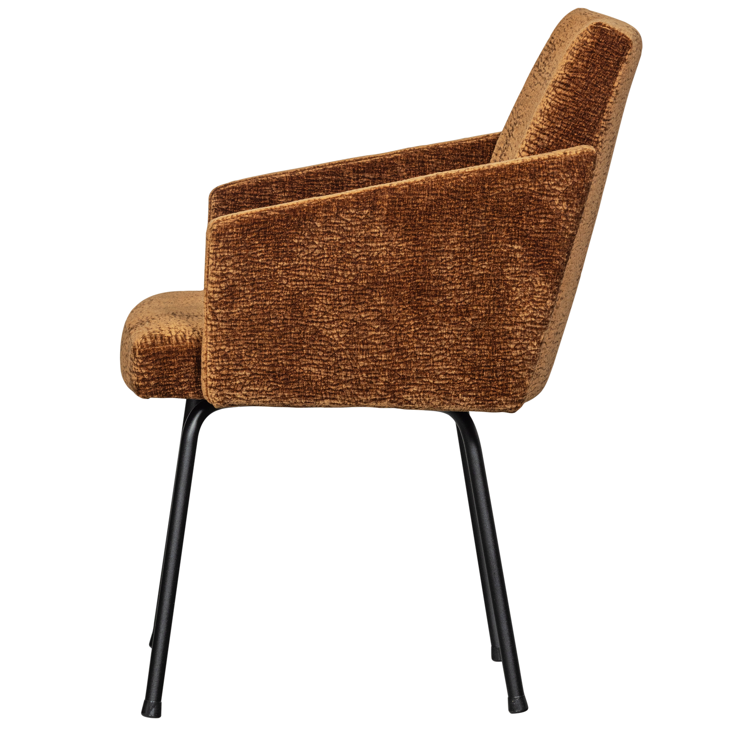 Eetkamerstoel Mount 3D Chenille Middenbruin - Afbeelding 5