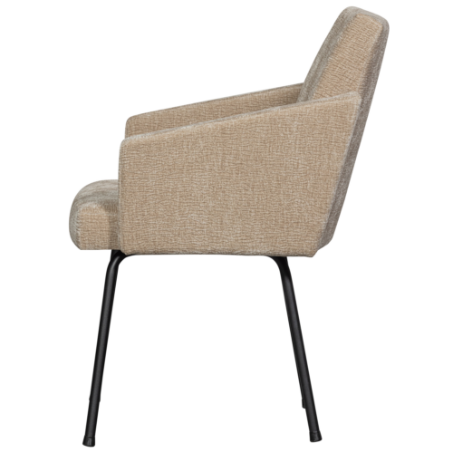 Eetkamerstoel Mount 3D Chenille Zand - Afbeelding 5