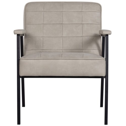 Fauteuil Patchwork PU - Naturel - Afbeelding 2