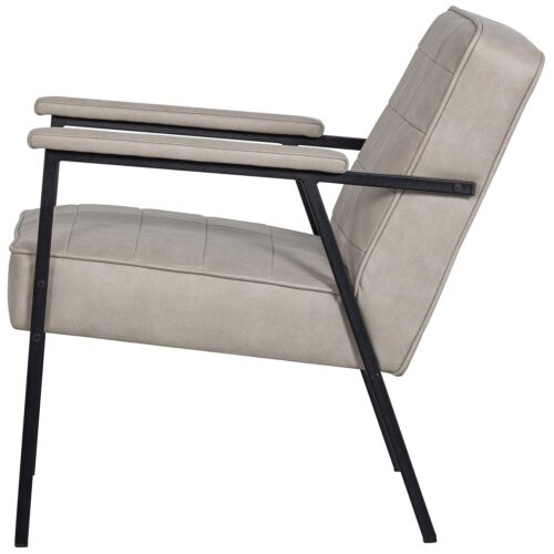 Fauteuil Patchwork PU - Naturel - Afbeelding 3