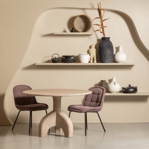 Eetkamerstoel Crate Velvet - Mauve - Afbeelding 3