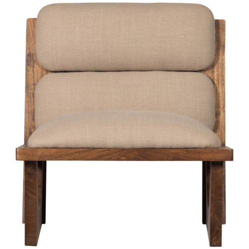 Fauteuil Opulent Bouclé / Acaciahout - Naturel - Afbeelding 4
