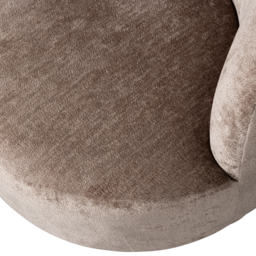 Draaifauteuil Popular Modulair Chenille - Taupe - Afbeelding 6