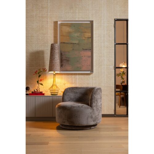 Draaifauteuil Popular Modulair Chenille - Taupe - Afbeelding 2