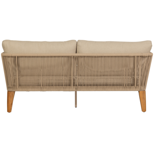 Outdoor 3 -zits Loungebank San Remo Teakhout - Zand - Afbeelding 5