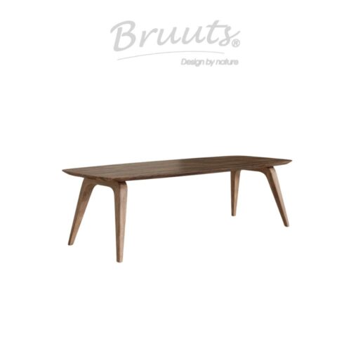 Deens Ovaal Verjongde Rand - Walnut - Penpoot Hout  - Elmwood
