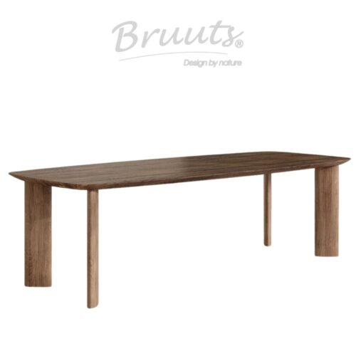 Deens Ovaal Verjongde Rand - Walnut - Blokpoot Hout Eclips - Elmwood