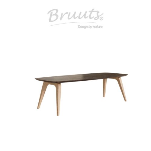 Deens Ovaal Verjongde Rand - Lava - Penpoot Hout - Silky Maple