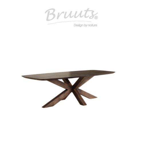 Deens Ovaal Verjongde Rand - Lava - Spinpoot Hout - Walnut