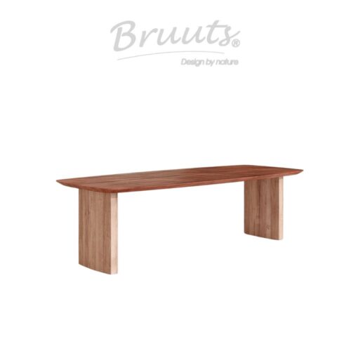 Deens Ovaal Verjongde Rand - Jacaranda - Kolompoot Hout Recht - Matt Lacquer