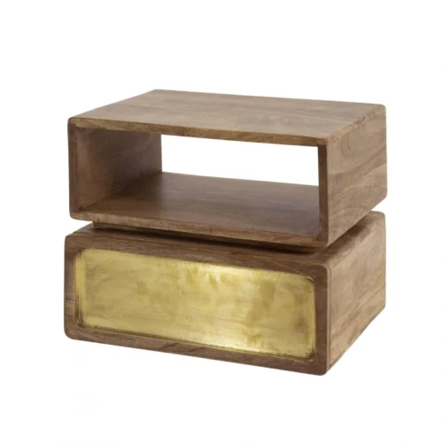 Hangend Nachtkastje Brass 40 cm Met 1 lade - Afbeelding 4