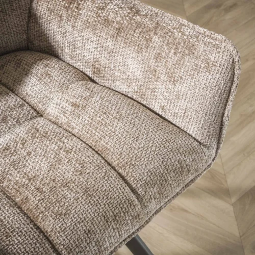 Draaibare Eetkamerstoel Raster Velvet – Rich Champagne - Afbeelding 3