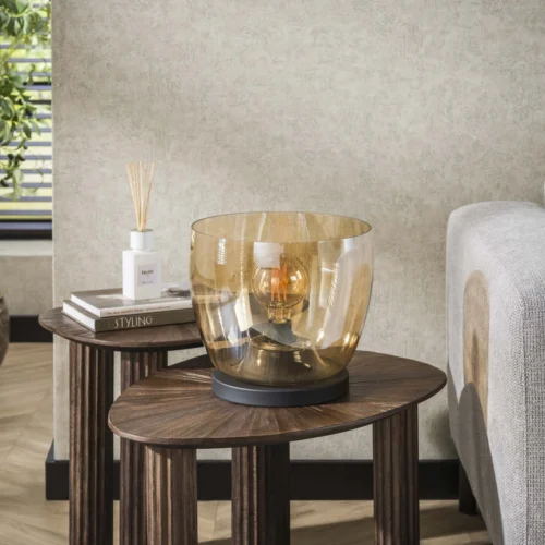 Vloerlamp UP Large -  Amber Glas - Afbeelding 2