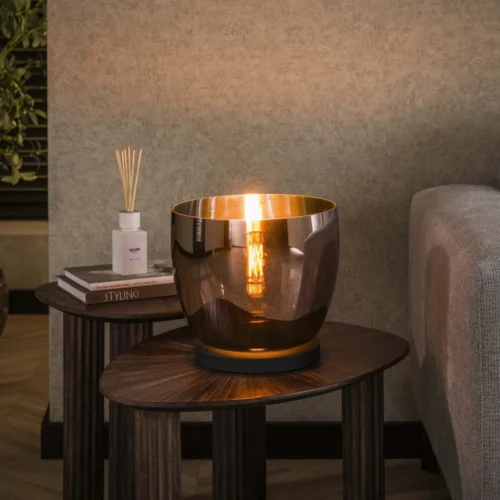 Vloerlamp UP Large -  Koper Glas