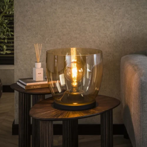 Vloerlamp UP XL -  Amber Glas