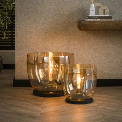 Vloerlamp UP XL -  Amber Glas - Afbeelding 4