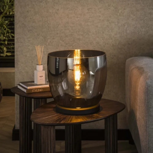 Vloerlamp UP XXL -  Smoke Grey Glas