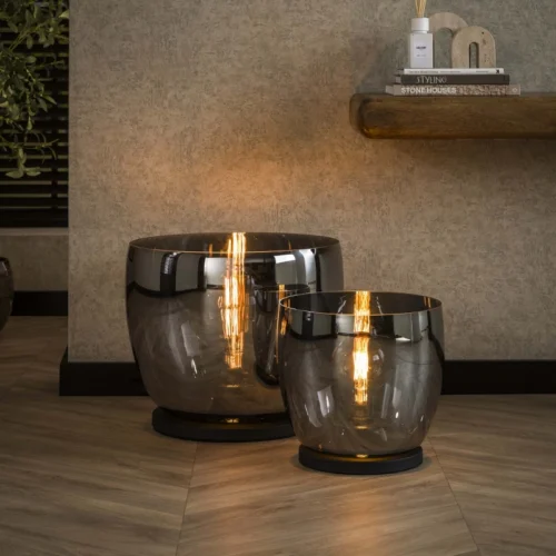 Vloerlamp UP XXL -  Smoke Grey Glas - Afbeelding 3