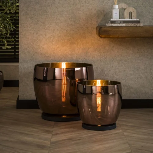 Vloerlamp UP XL -  Koper Glas - Afbeelding 4