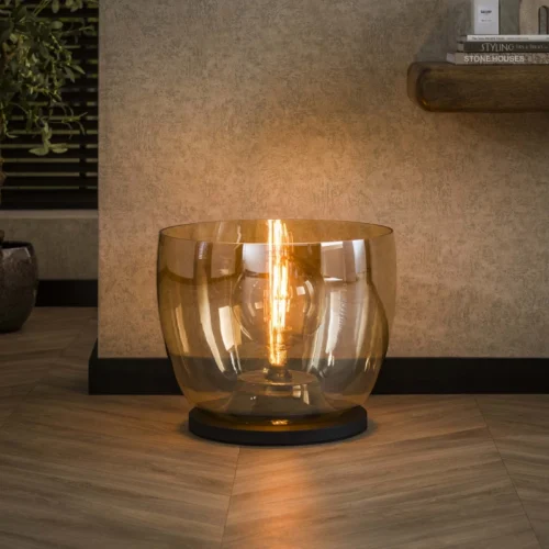 Vloerlamp UP XXL -  Amber Glas
