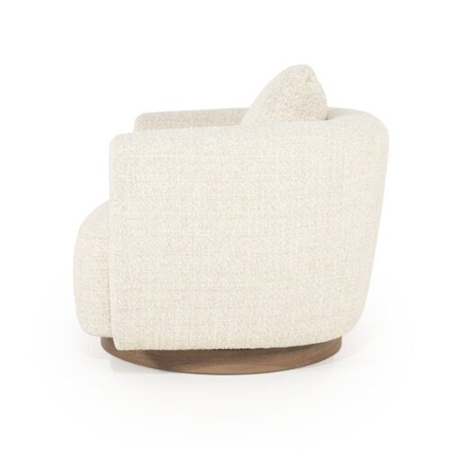 Draaifauteuil Jordan Grove Bouclé - Beige - Afbeelding 8