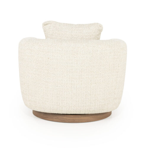 Draaifauteuil Jordan Grove Bouclé - Beige - Afbeelding 11