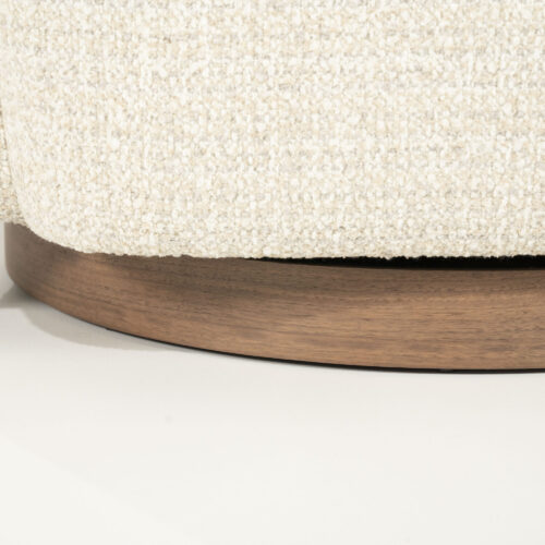 Draaifauteuil Jordan Grove Bouclé - Beige - Afbeelding 2