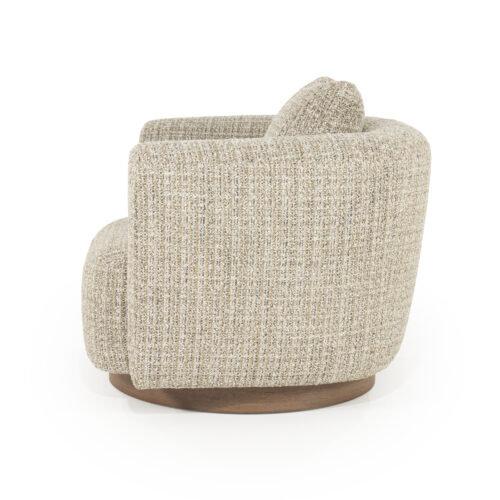 Draaifauteuil Jordan Grove Bouclé - Beige - Afbeelding 30