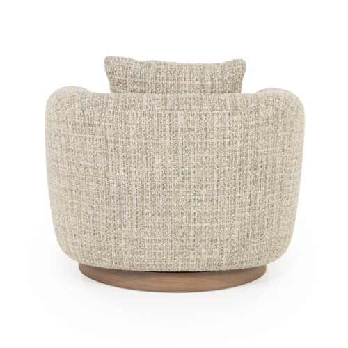 Draaifauteuil Jordan Grove Bouclé - Beige - Afbeelding 27